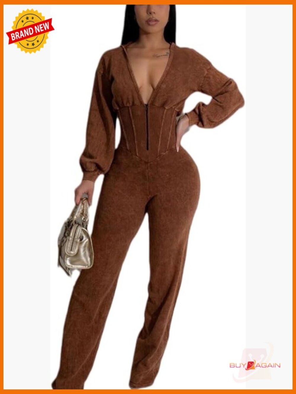 Elegant Wide Leg Jumpsuit for Women - Business Party Clubwear